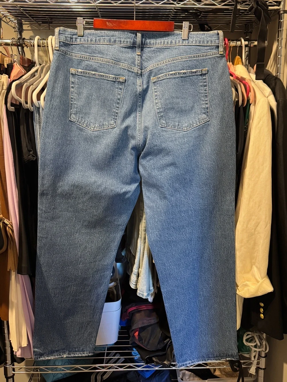 Gap cheeky straight high rise jeans, size 18 - Picture 4 of 9